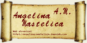 Angelina Mastelica vizit kartica